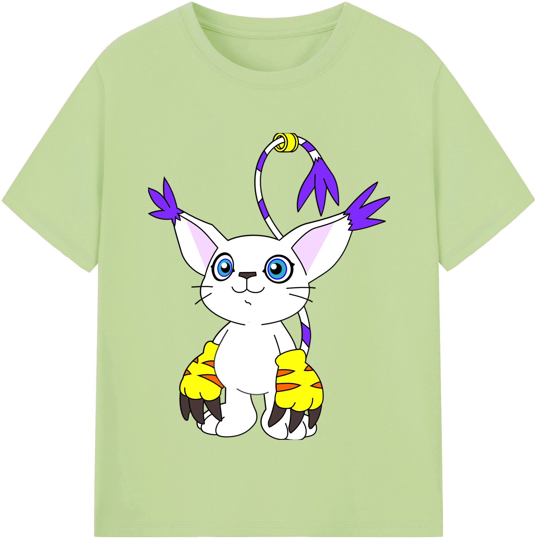 （画像用） Digimon デジタルモンスター/デジモン 綿100％半袖Tシャツ（フロントプリント）